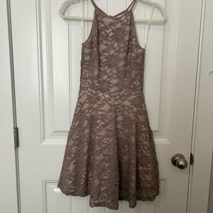 Glitter Lace homecoming Dress